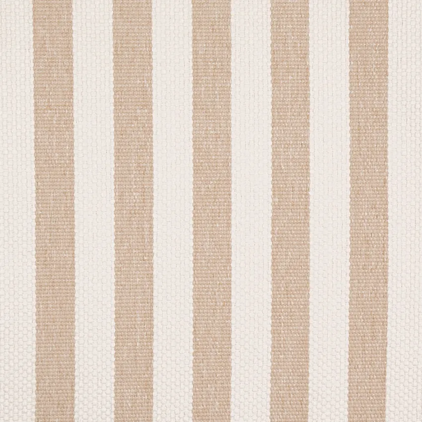 Biscuit Beige & Taupe Stripe Woven Patterns Upholstery Fabric by the Yard