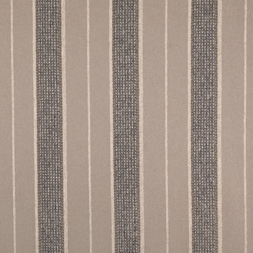 Pumice Grey & Silver Stripe Woven Patterns Upholstery Fabric by the Yard