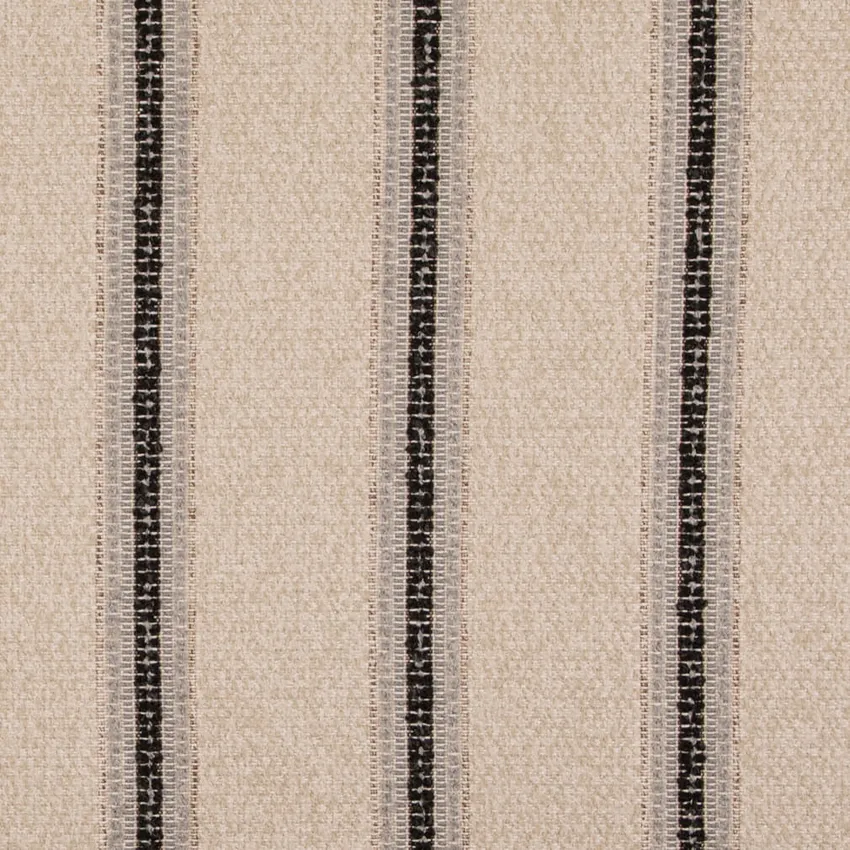 Shadow Black Stripe Woven Patterns Upholstery Fabric by the Yard