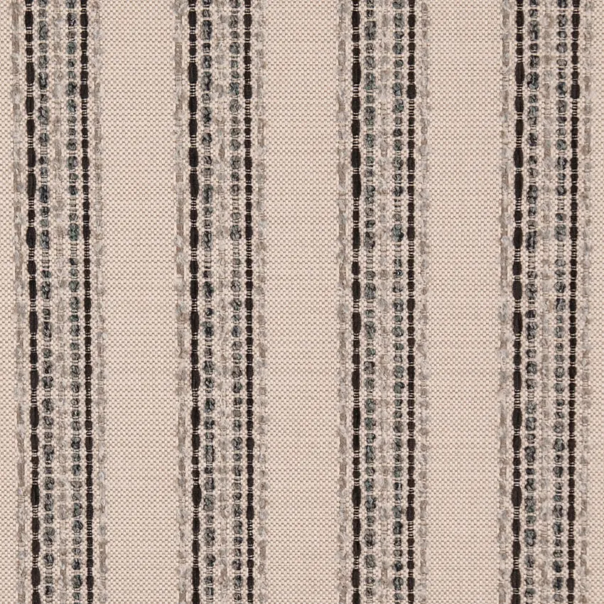 Graphite Grey & Silver Stripe Woven Patterns Upholstery Fabric by the Yard