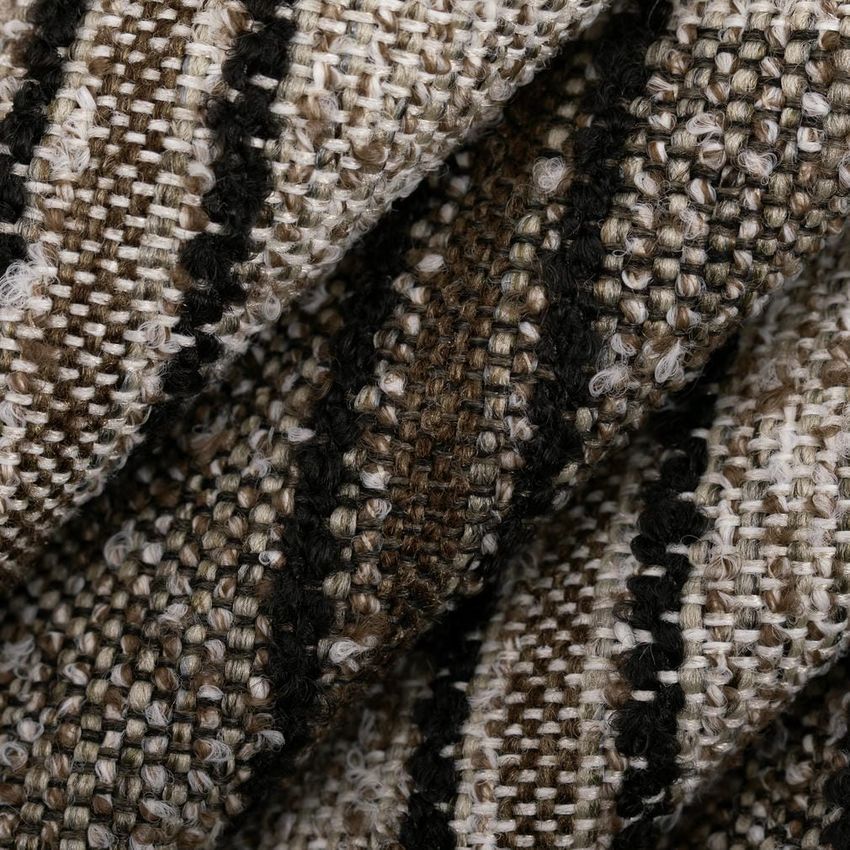 Black and Brown Plaid Woven Patterns Upholstery Fabric by the Yard — Upholstery Fabric