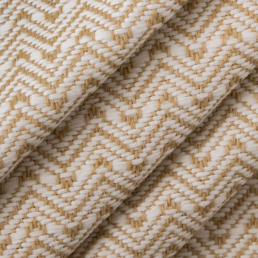 Gold & Yellow Abstract & Geometric Woven Patterns Upholstery Fabric by the Yard — Upholstery Fabric