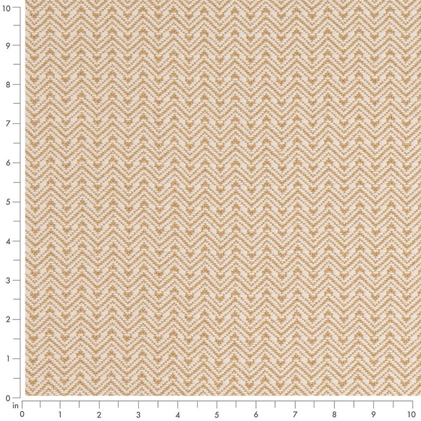 Gold & Yellow Abstract & Geometric Woven Patterns Upholstery Fabric by the Yard — Scale in inches