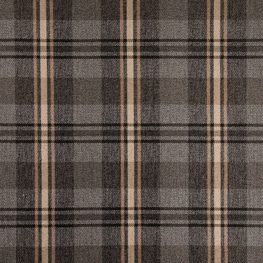 Black Plaid Woven Patterns Upholstery Fabric by the Yard
