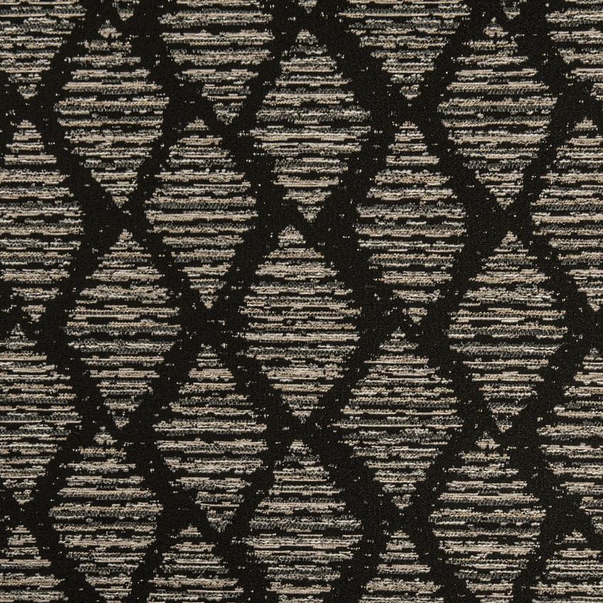 Black Abstract & Geometric Woven Patterns Upholstery Fabric by the Yard