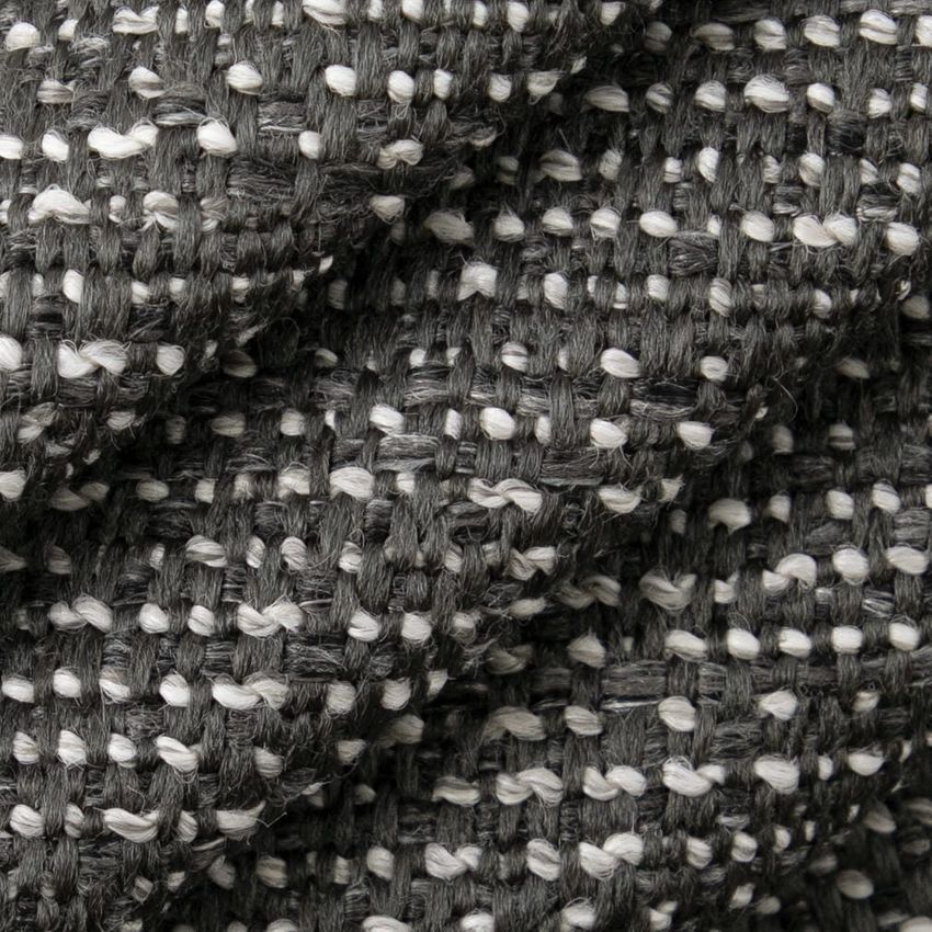 Black Plain & Solid Tweed & Textures Upholstery Fabric by the Yard — Upholstery Fabric