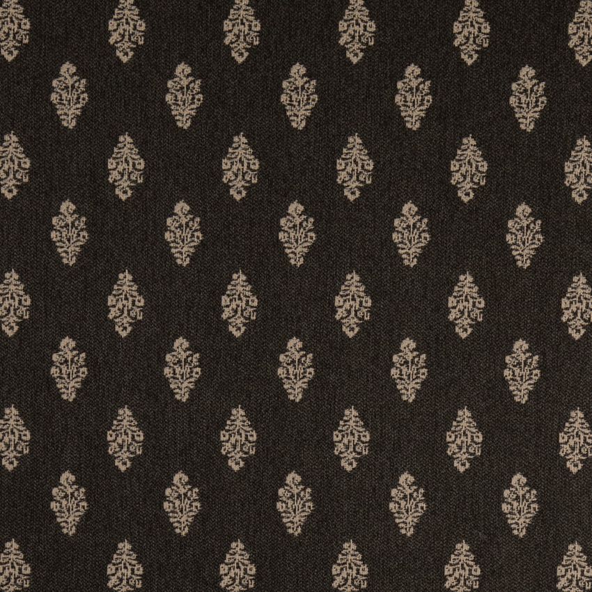 Black Abstract & Geometric Woven Patterns Upholstery Fabric by the Yard