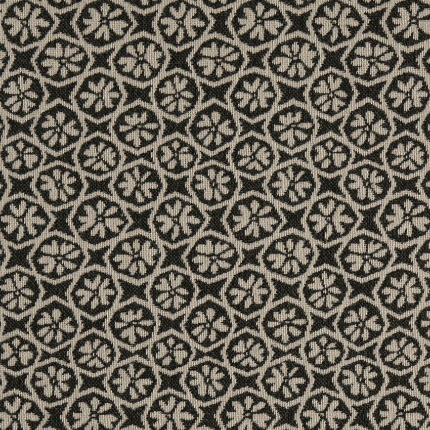 Black Abstract & Geometric Crypton Upholstery Fabric by the Yard