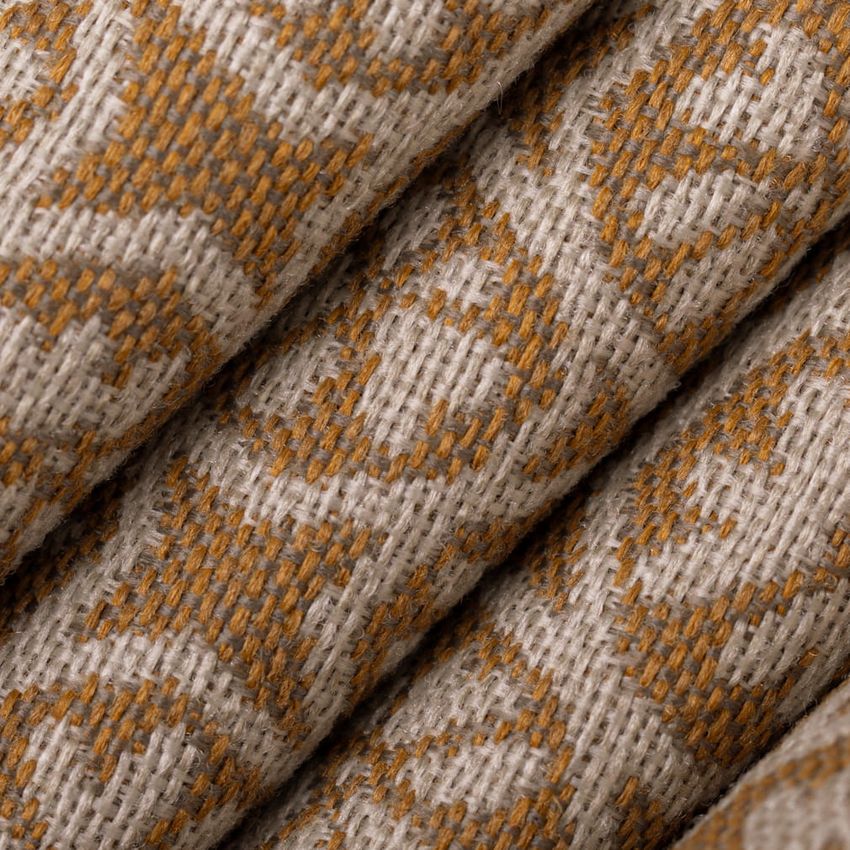 Gold & Yellow Abstract & Geometric Woven Patterns Upholstery Fabric by the Yard — Upholstery Fabric