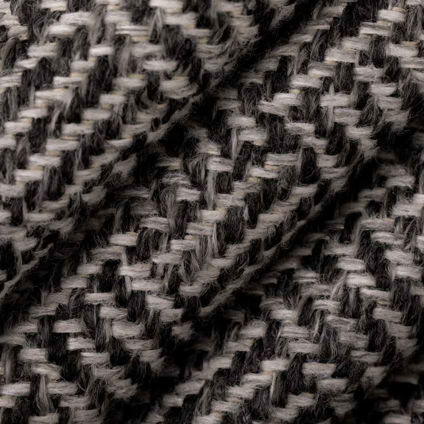 Black and Grey & Silver Abstract & Geometric Woven Patterns Upholstery Fabric by the Yard — Upholstery Fabric