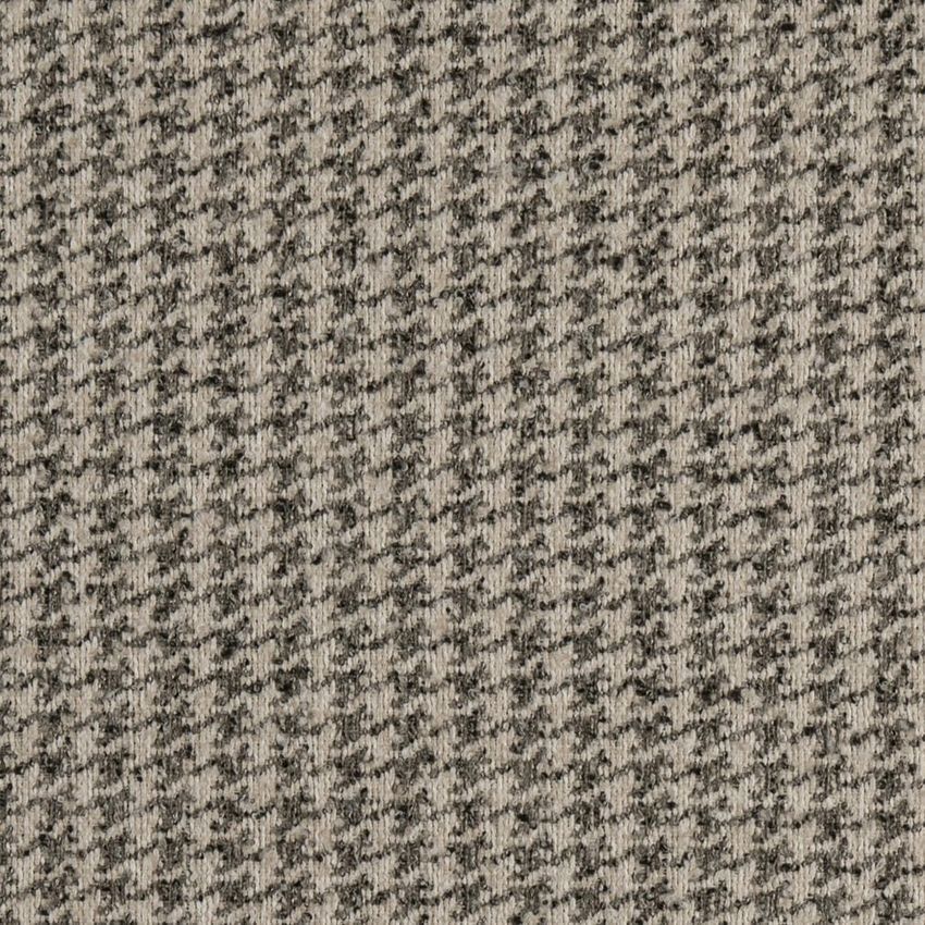 Black and Grey & Silver Check & Houndstooth Woven Patterns Upholstery Fabric by the Yard