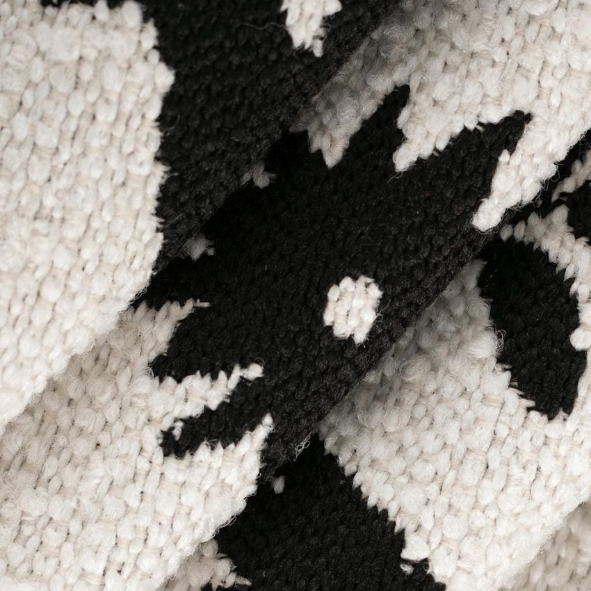 Black Abstract & Geometric Woven Patterns Upholstery Fabric by the Yard — Upholstery Fabric
