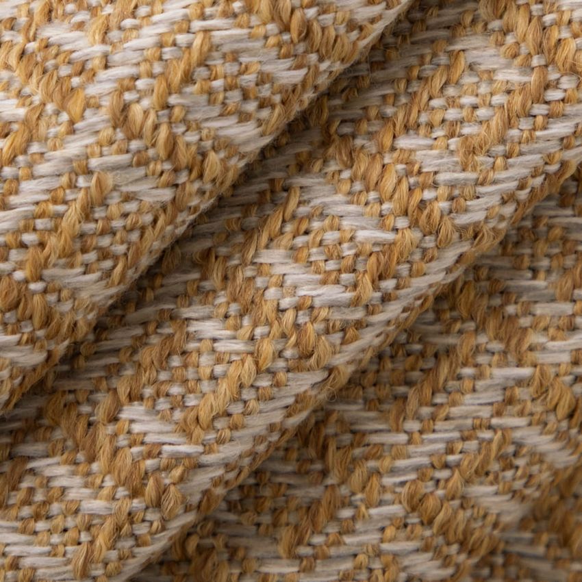 Gold & Yellow Abstract & Geometric Woven Patterns Upholstery Fabric by the Yard — Upholstery Fabric