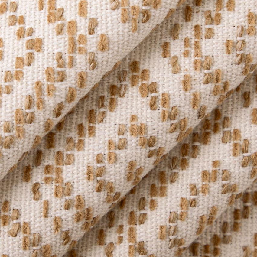 Gold & Yellow Abstract & Geometric Woven Patterns Upholstery Fabric by the Yard — Upholstery Fabric