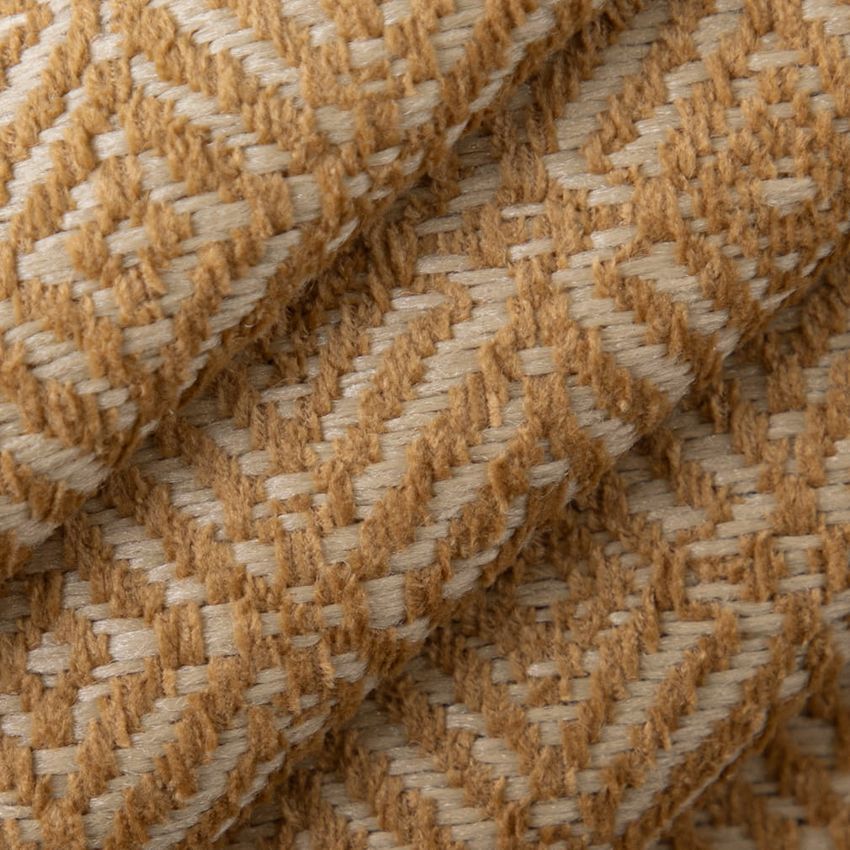 Gold & Yellow Abstract & Geometric Woven Patterns Upholstery Fabric by the Yard — Upholstery Fabric