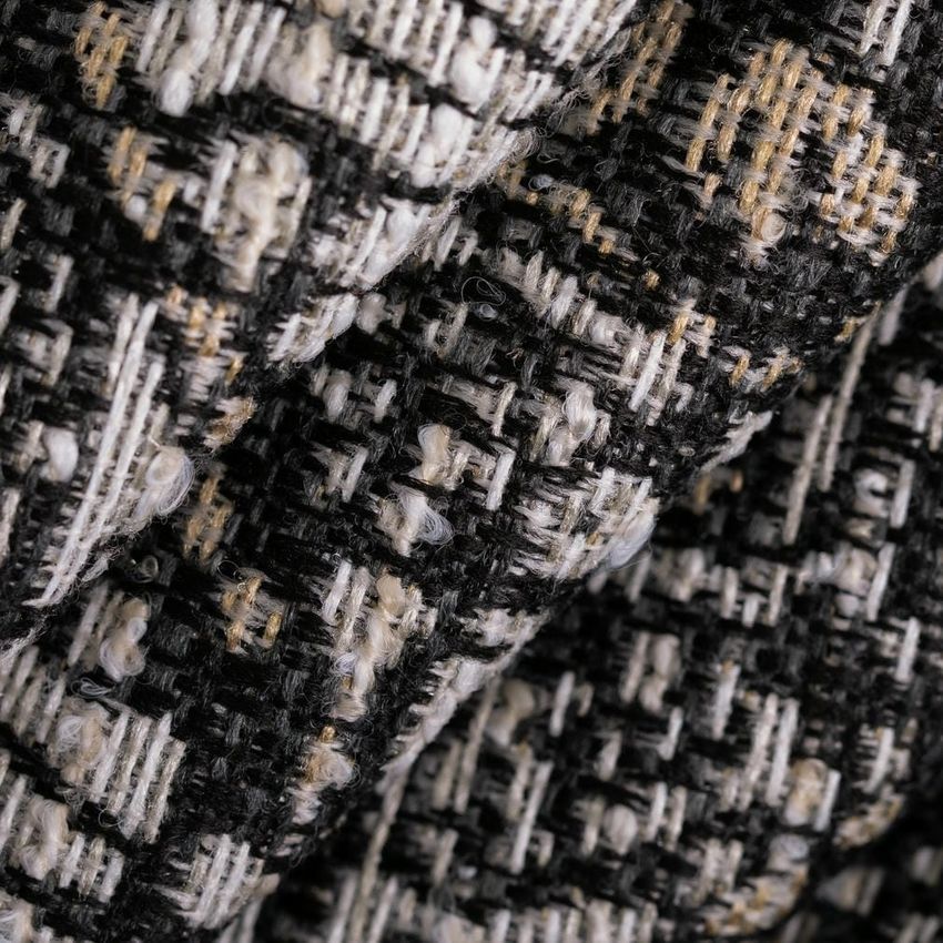 Black Abstract & Geometric Woven Patterns Upholstery Fabric by the Yard — Upholstery Fabric