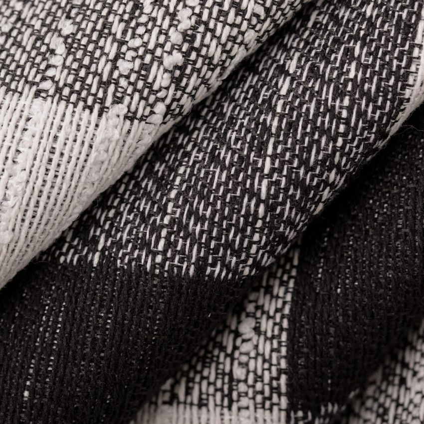 Black Plaid Crypton Upholstery Fabric by the Yard — Upholstery Fabric