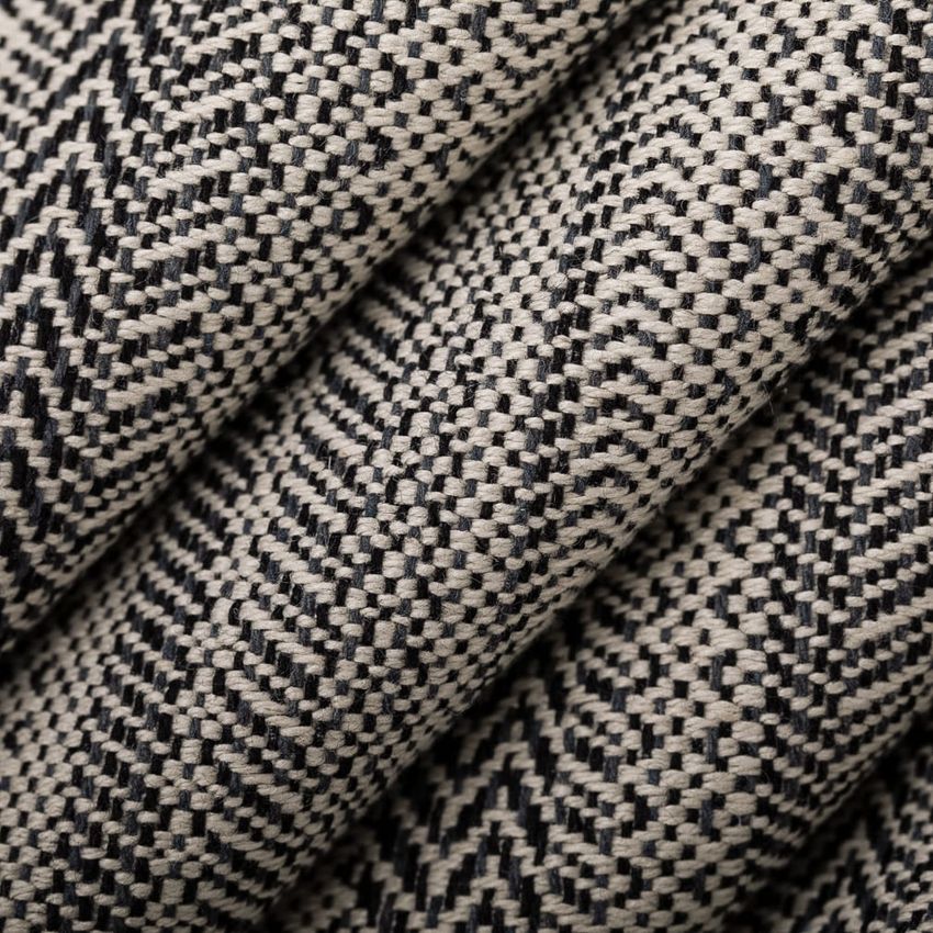 Black Stripe Woven Patterns Upholstery Fabric by the Yard — Upholstery Fabric