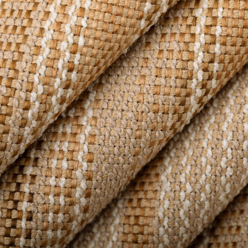 Gold & Yellow Stripe Crypton Upholstery Fabric by the Yard — Upholstery Fabric