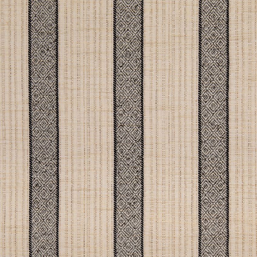 Black Stripe Crypton Upholstery Fabric by the Yard