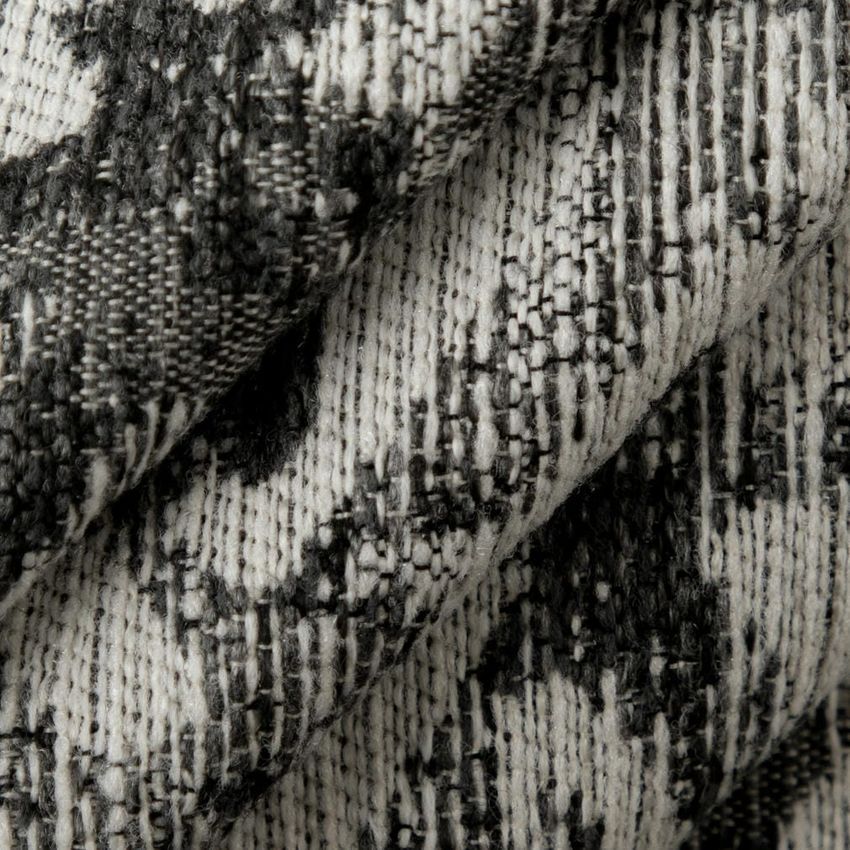 Black and Grey & Silver Abstract & Geometric Woven Patterns Upholstery Fabric by the Yard — Upholstery Fabric