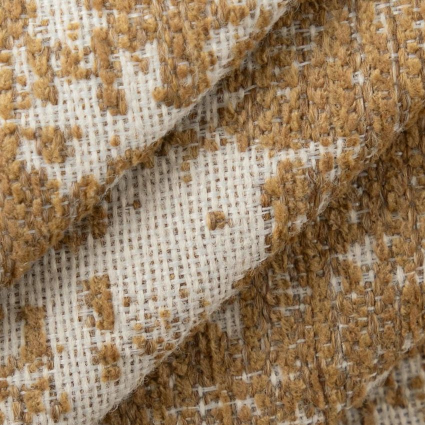 Gold & Yellow Abstract & Geometric Woven Patterns Upholstery Fabric by the Yard — Upholstery Fabric