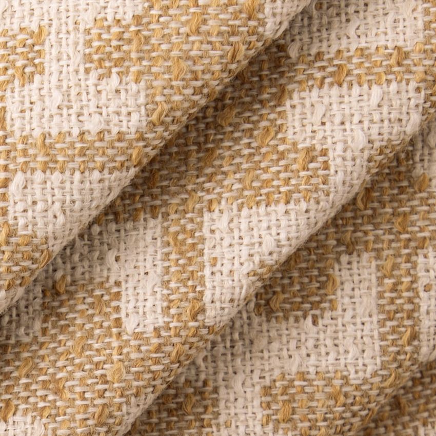 Gold & Yellow Abstract & Geometric Woven Patterns Upholstery Fabric by the Yard — Upholstery Fabric