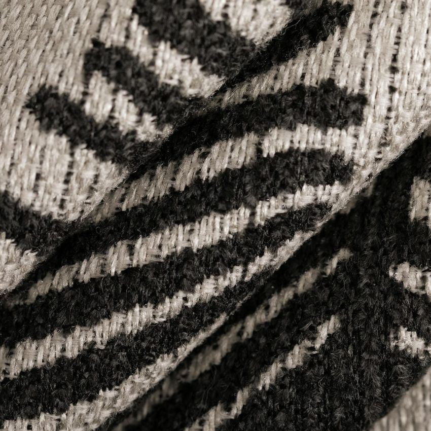 Black Abstract & Geometric Woven Patterns Upholstery Fabric by the Yard — Upholstery Fabric