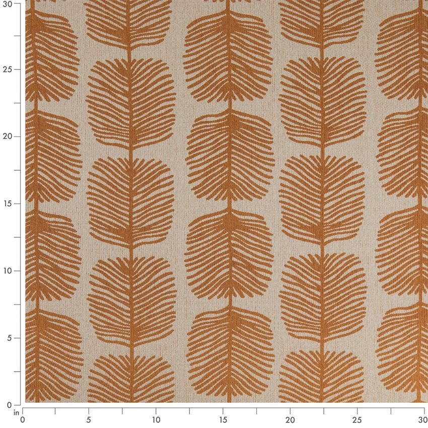 Gold & Yellow Abstract & Geometric Woven Patterns Upholstery Fabric by the Yard — Scale in inches