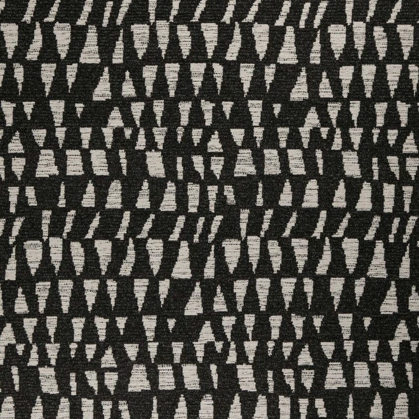 Black Abstract & Geometric Woven Patterns Upholstery Fabric by the Yard