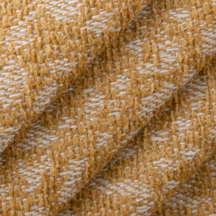 Gold & Yellow Abstract & Geometric Woven Patterns Upholstery Fabric by the Yard — Upholstery Fabric