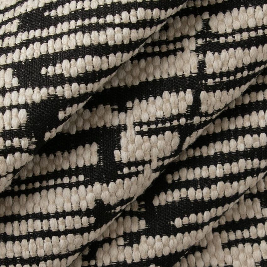 Black Abstract & Geometric Woven Patterns Upholstery Fabric by the Yard — Upholstery Fabric