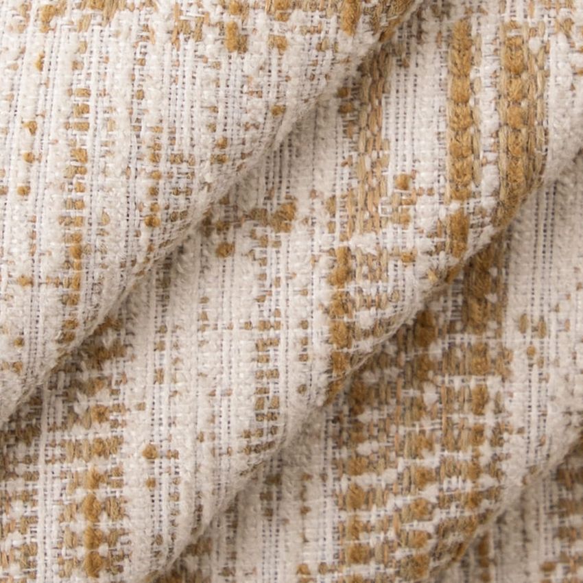 Gold & Yellow Abstract & Geometric Woven Patterns Upholstery Fabric by the Yard — Upholstery Fabric