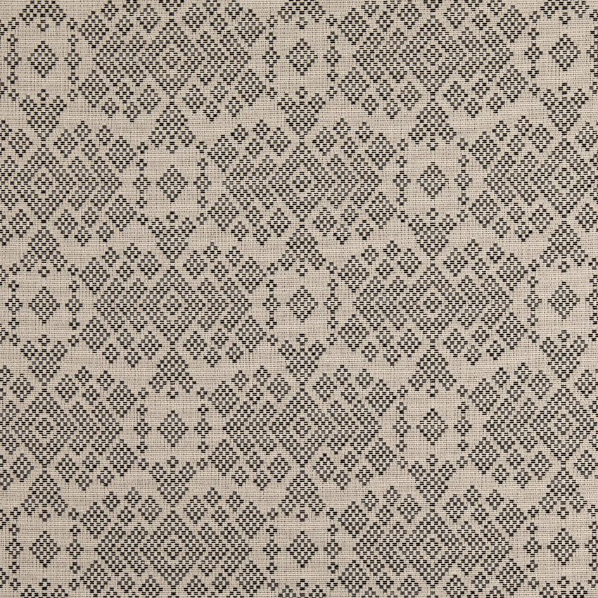 Black Abstract & Geometric Woven Patterns Upholstery Fabric by the Yard