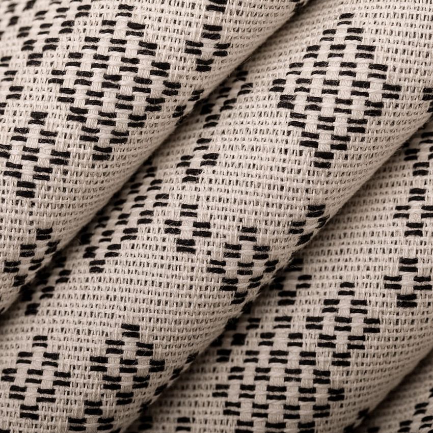 Black Abstract & Geometric Woven Patterns Upholstery Fabric by the Yard — Upholstery Fabric