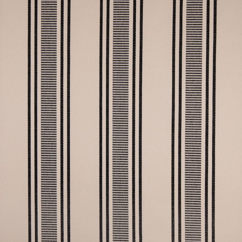Black Stripe Woven Patterns Upholstery Fabric by the Yard