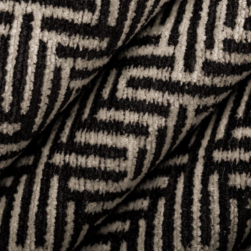 Black Abstract & Geometric Crypton Upholstery Fabric by the Yard — Upholstery Fabric