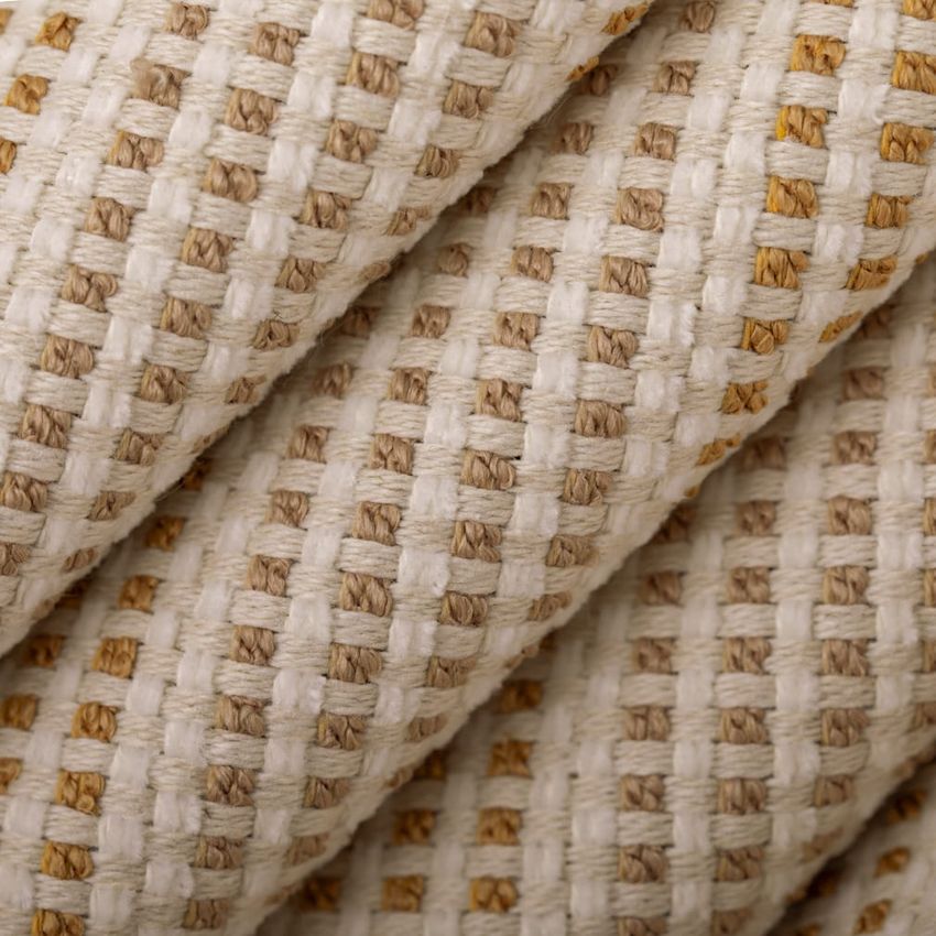 Gold & Yellow Stripe Crypton Upholstery Fabric by the Yard — Upholstery Fabric