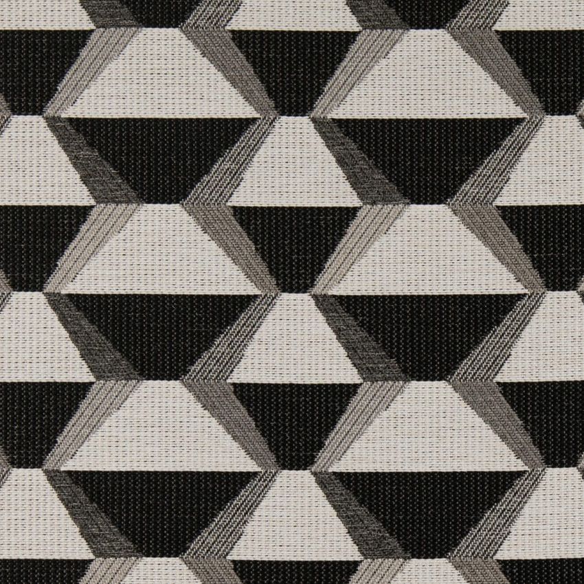 Black Abstract & Geometric Woven Patterns Upholstery Fabric by the Yard