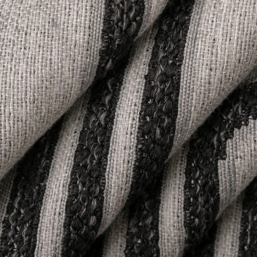 Black Abstract & Geometric Woven Patterns Upholstery Fabric by the Yard — Upholstery Fabric