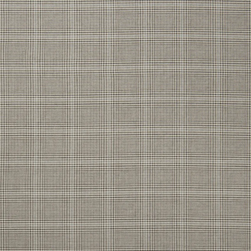 Slate Brown Off White Small Scale Woven Check Wovens Drapery and ...