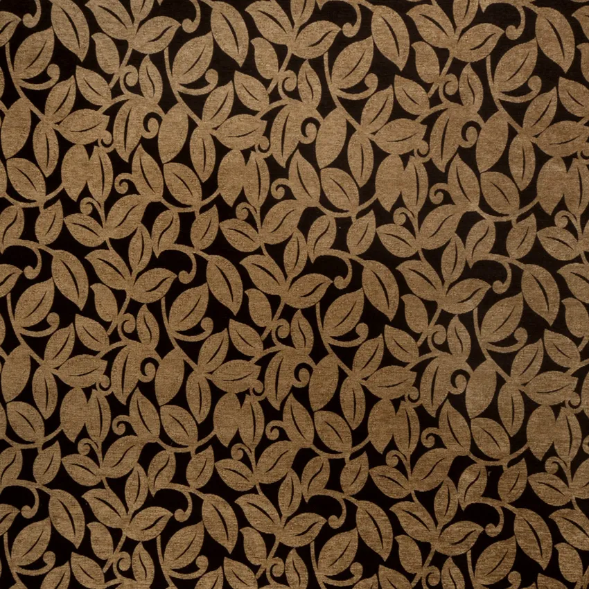 Tobacco Brown Tropical Wovens Chenille Upholstery Fabric by the Yard