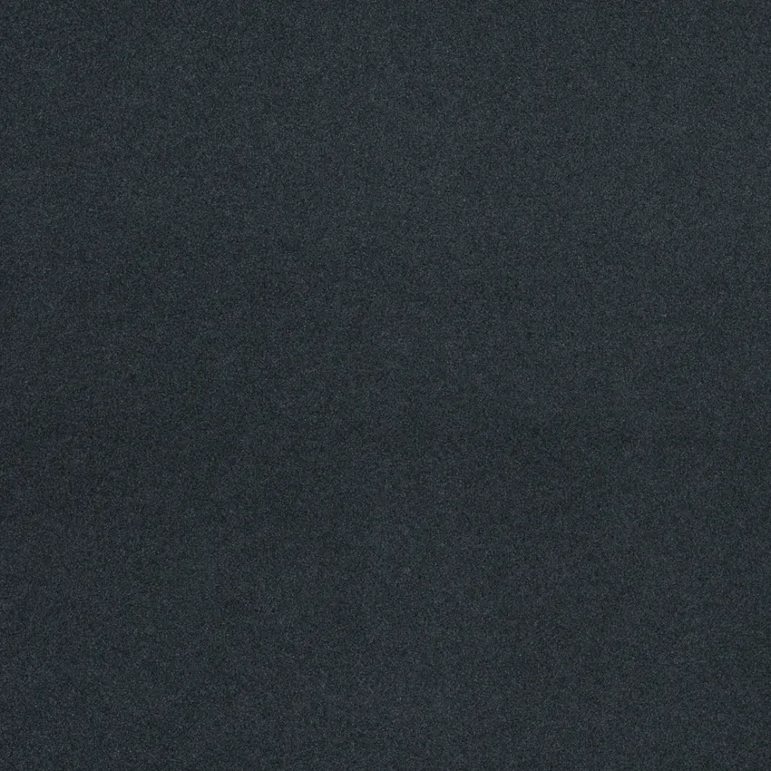 Asphalt Black Solid Texture Plain Faux Leather Upholstery Fabric by the