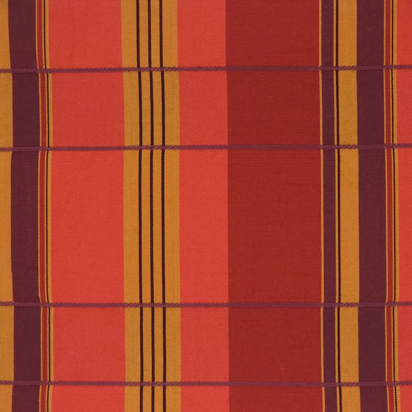 Redwood Red Check Wovens Drapery and Upholstery Fabric by the Yard