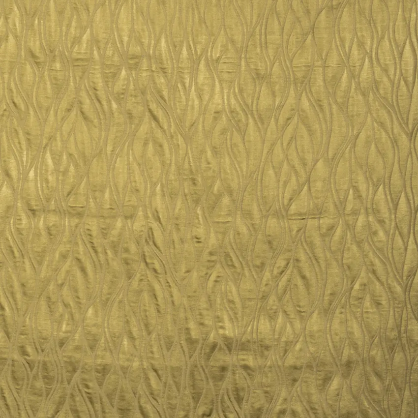 Citrine Gold Yellow Jacquard Pattern Asian Lattice Matelasse Wovens