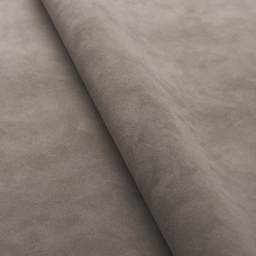GREY 100% Genuine Leather From Italy by the Hide