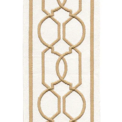 H8665 Ivory Gold Drapery and Upholstery Fabric by the yard