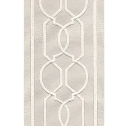 H2374 Palegrey Cream Upholstery Fabric by the yard