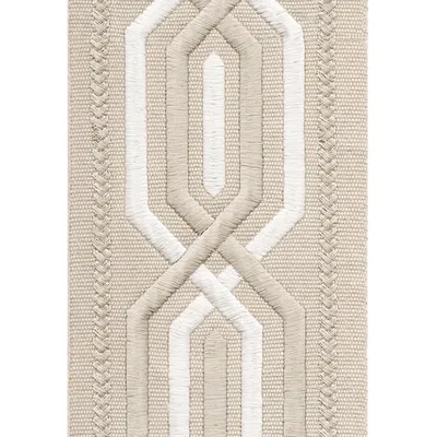 H4308 Palegrey Cream Drapery and Upholstery Fabric by the yard