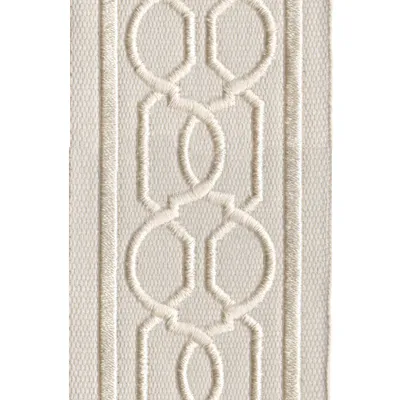 H7615 Palegrey Cream Drapery and Upholstery Fabric by the yard